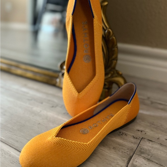 Rothy's Shoes - Rothy's Gold Yellow Flats Classic Loafers